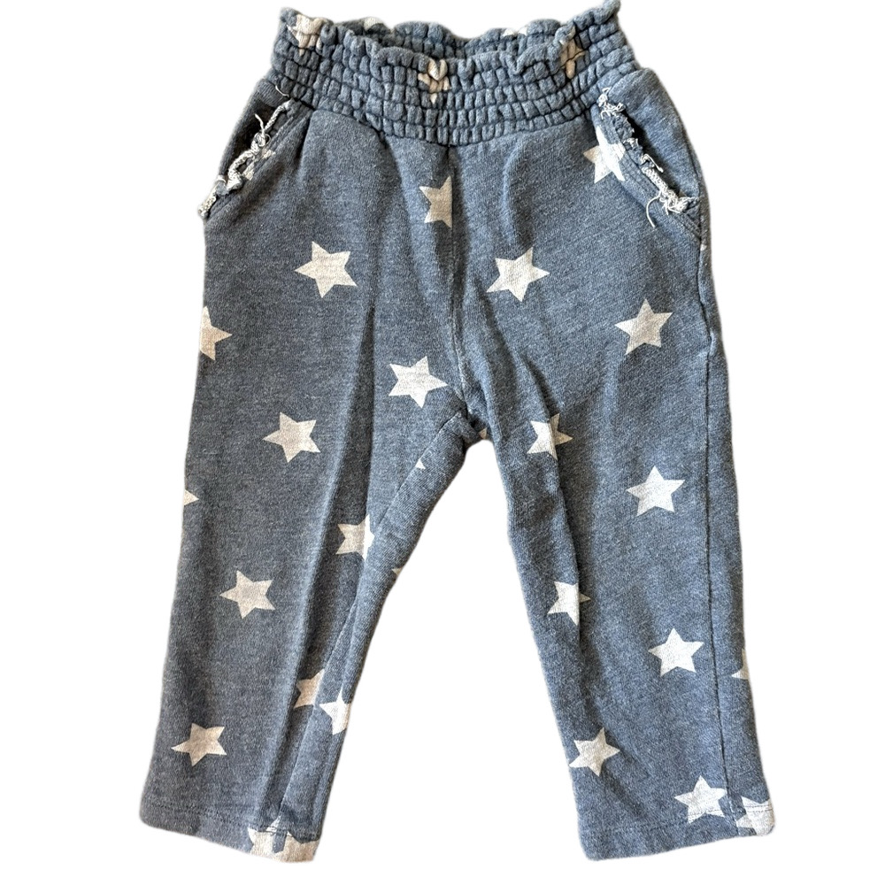 Baby Gap Blue Star Print Jogger Sweatpants Toddler 2 Years Soft Pull On Pants